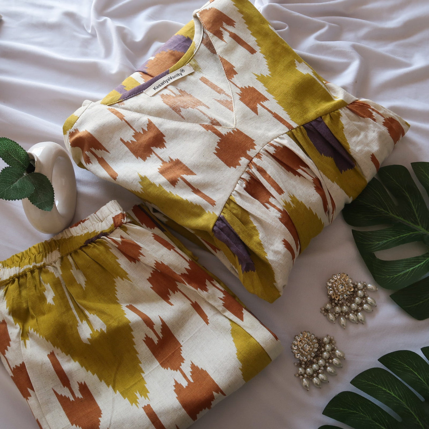 Harvest Ikkat Bloom Suit Set