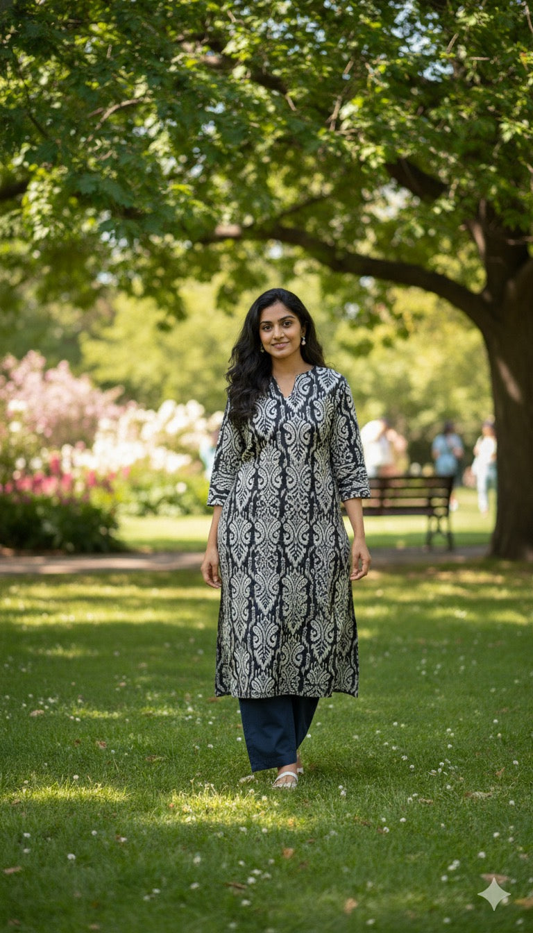 I love Ikkat Suit Set - Chhaav 2.0