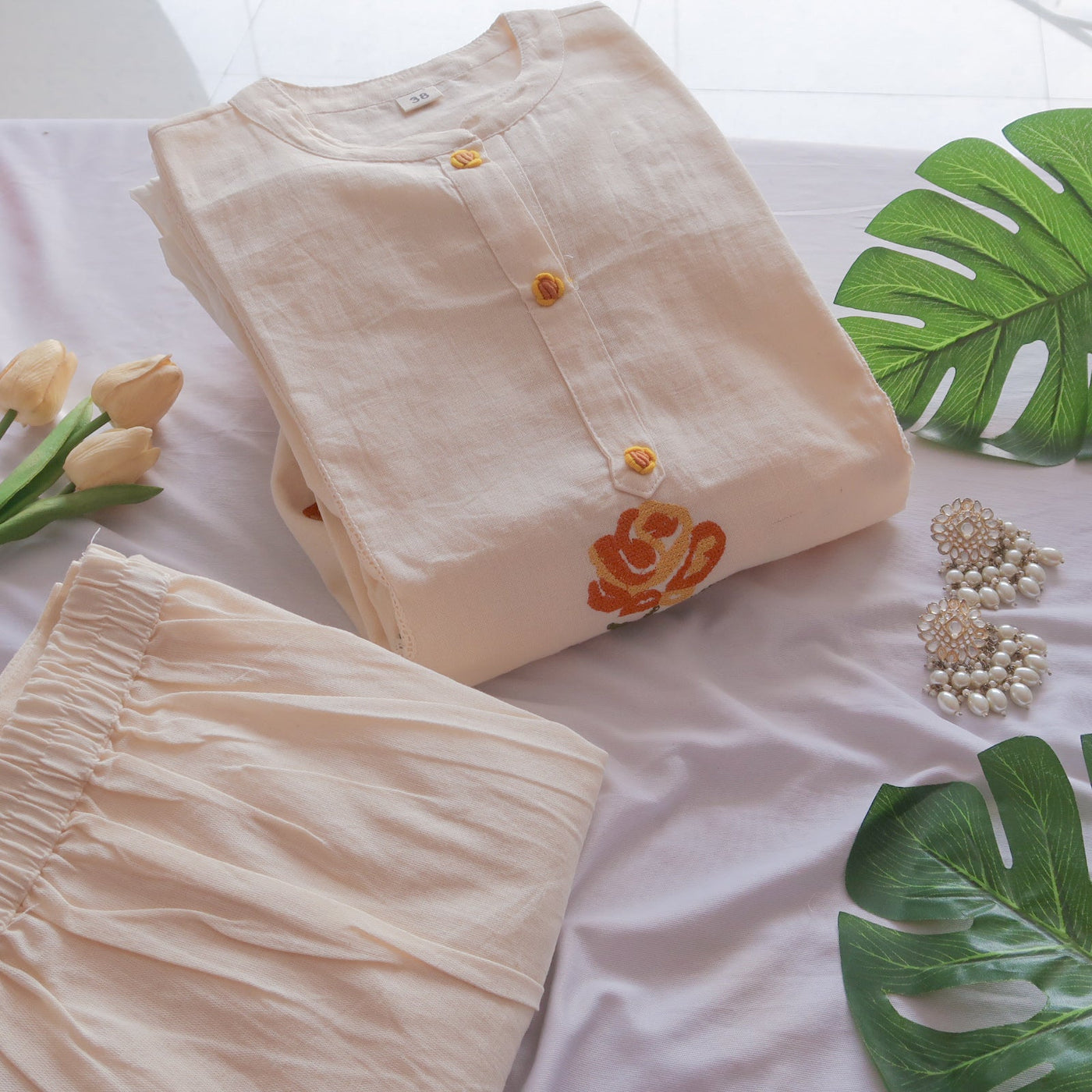 Golden Rose Suit Set - Aaram 2.0