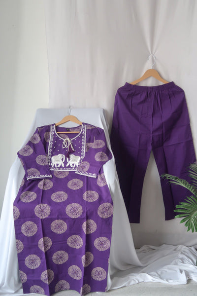 Purple Mood Suit Set