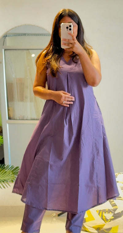 Mauve purple Comforter Suit Set