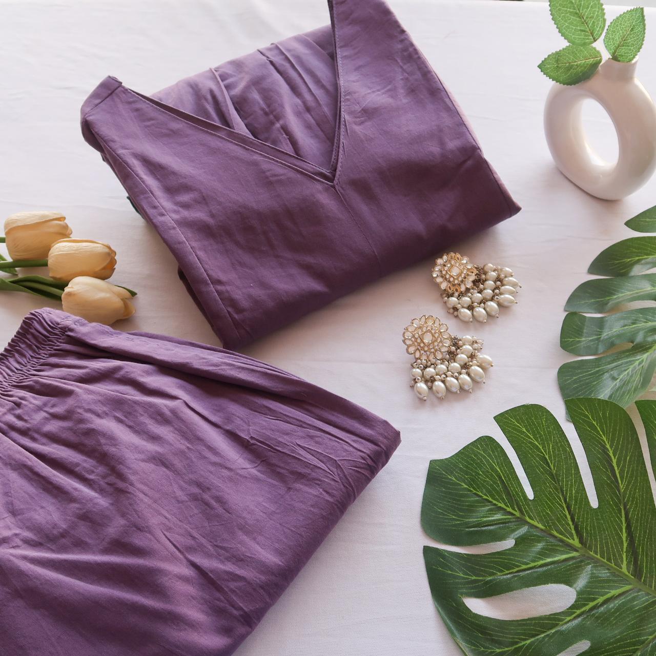 Mauve purple Comforter Suit Set